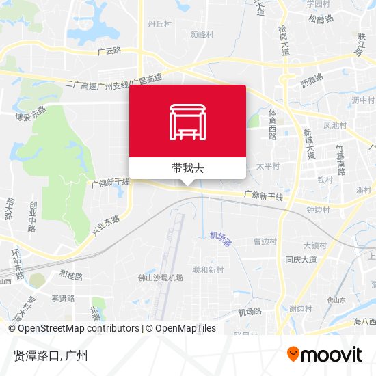 贤潭路口地图