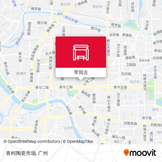 青柯陶瓷市场地图