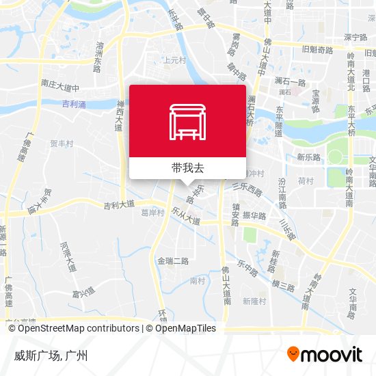 威斯广场地图