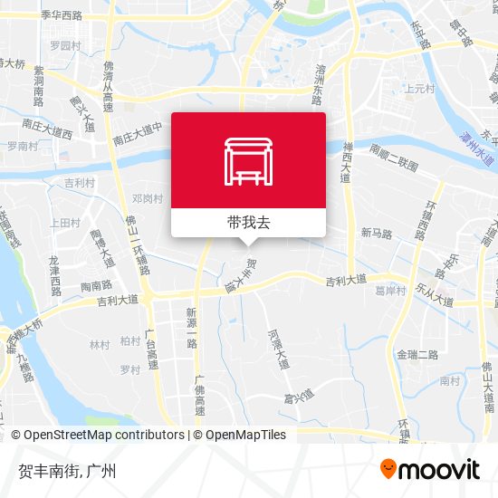 贺丰南街地图