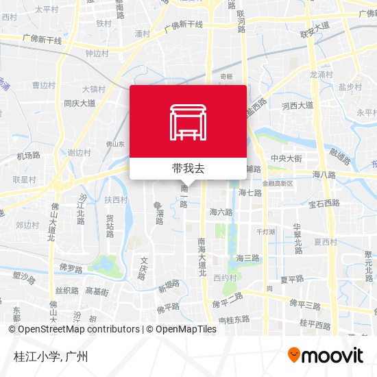 桂江小学地图