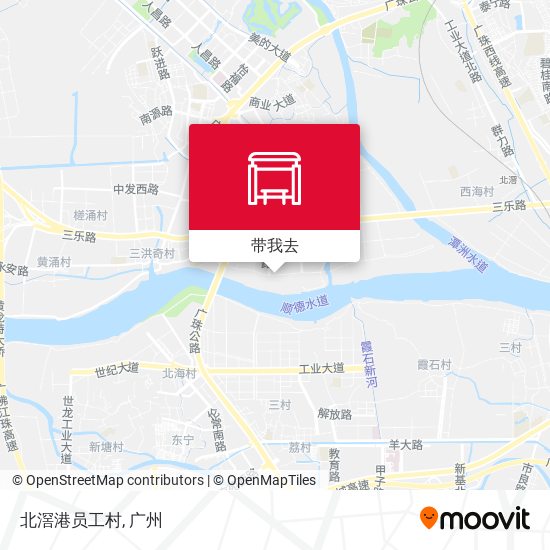 北滘港员工村地图