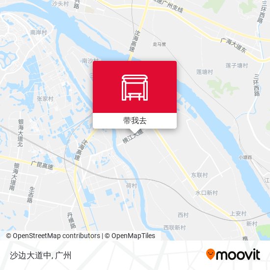 沙边大道中地图