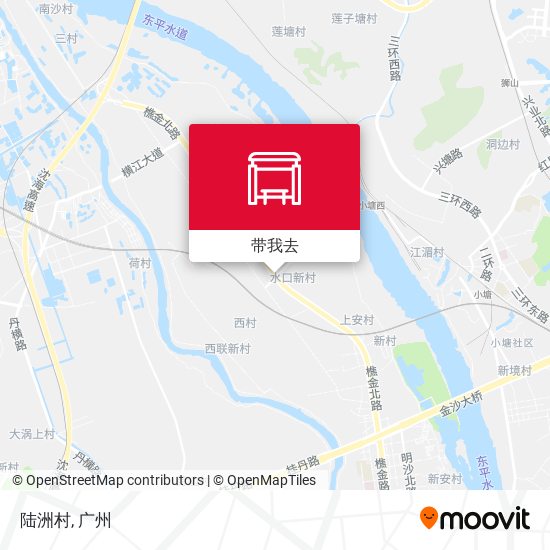 陆洲村地图
