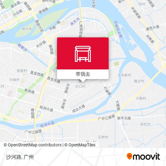 沙河路地图
