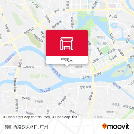 德胜西路沙头路口地图
