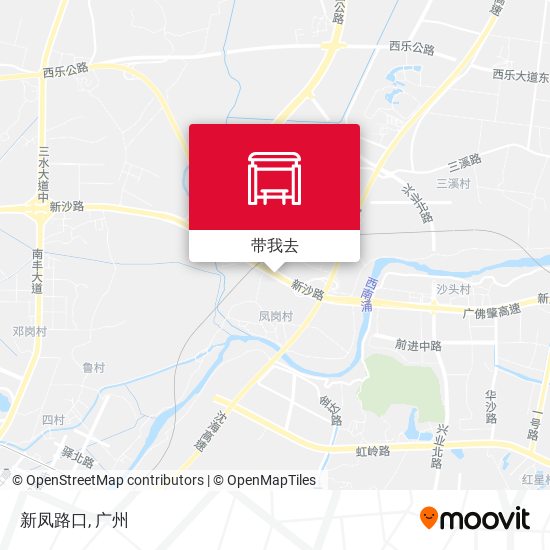 新凤路口地图