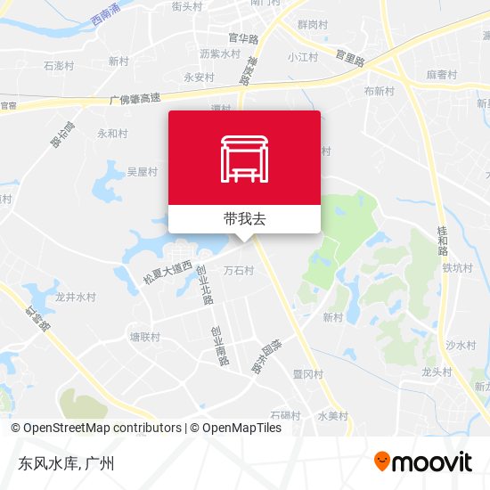 东风水库地图