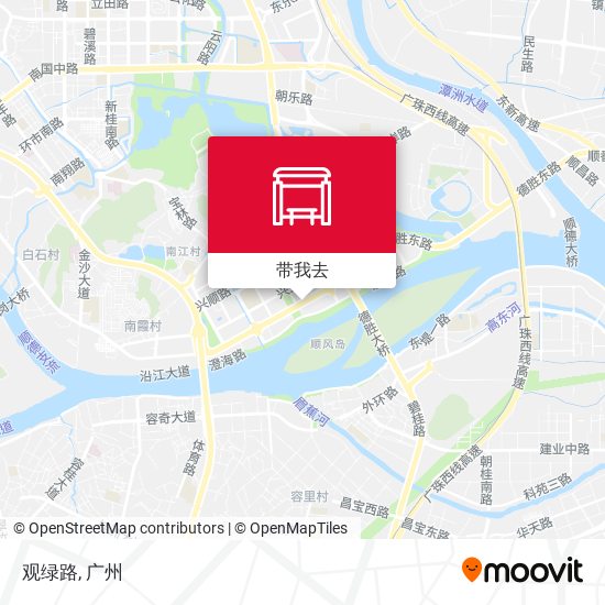 观绿路地图