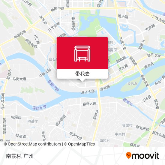 南霞村地图