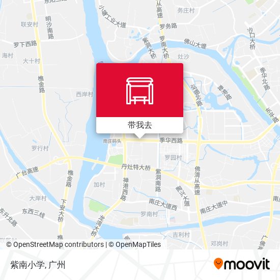 紫南小学地图