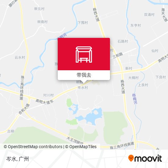 岑水地图