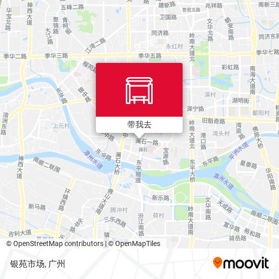 银苑市场地图