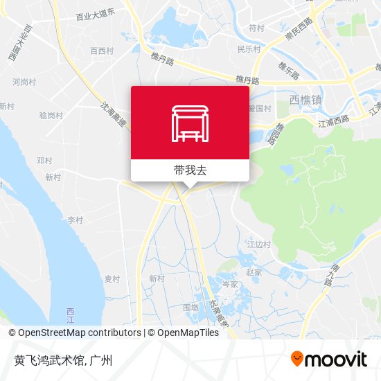 黄飞鸿武术馆地图