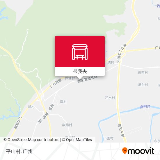 平山村地图