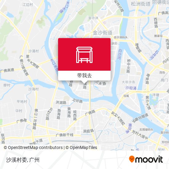 沙溪村委地图