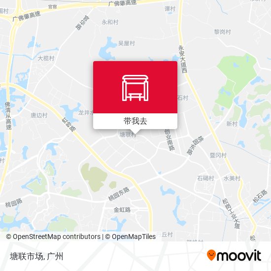 塘联市场地图