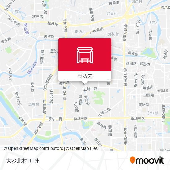 大沙北村地图
