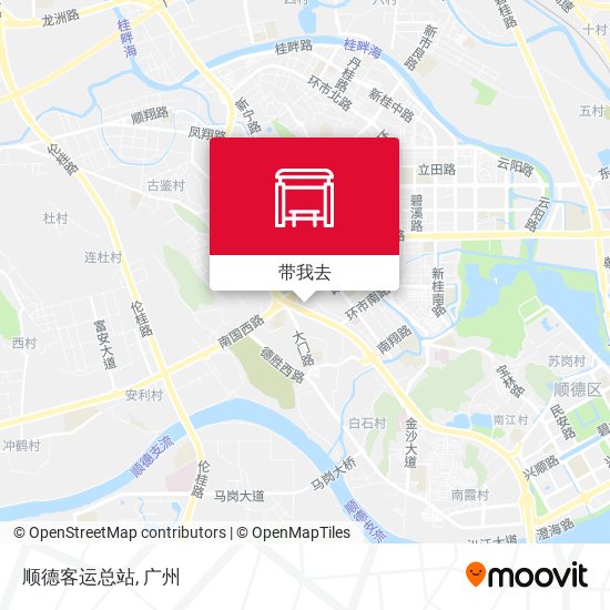 顺德客运总站地图