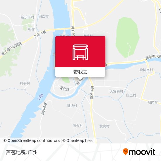 芦苞地税地图