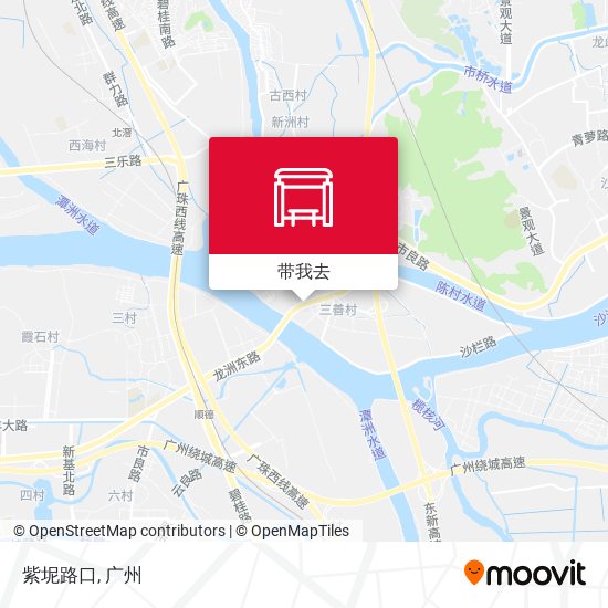 紫坭路口地图