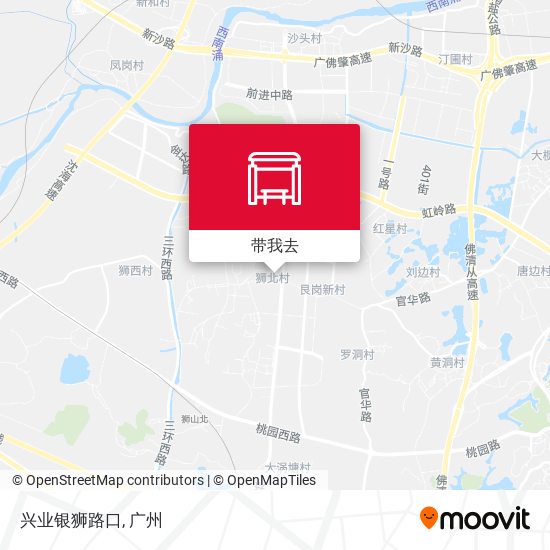 兴业银狮路口地图