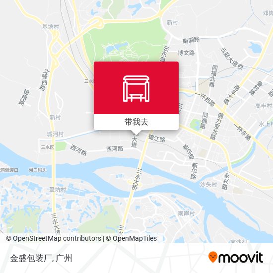 金盛包装厂地图