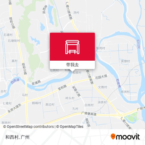 和西村地图