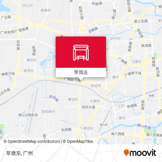 草塘东地图