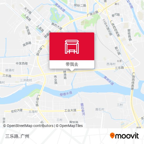 三乐路地图