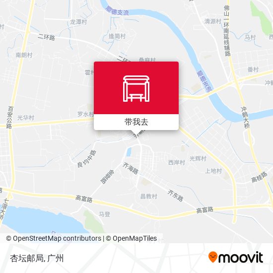 杏坛邮局地图