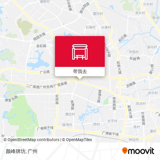 颜峰牌坊地图
