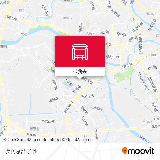 美的总部地图