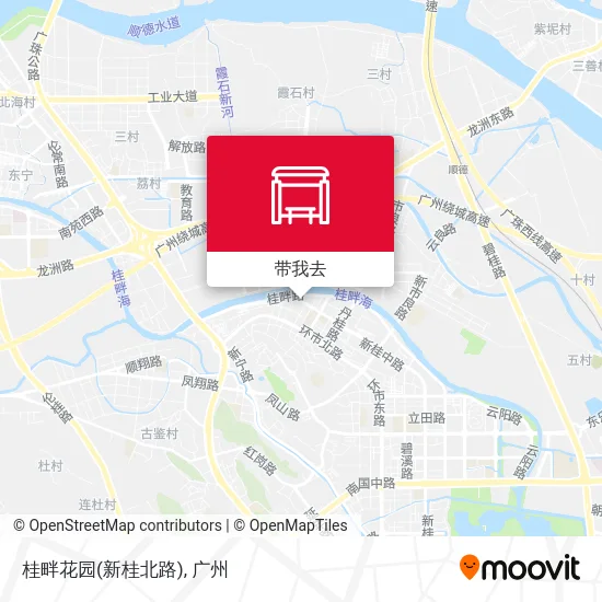 桂畔花园(新桂北路)地图