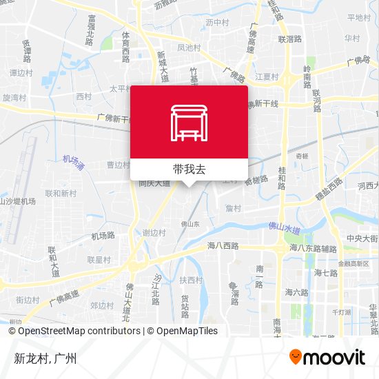 新龙村地图