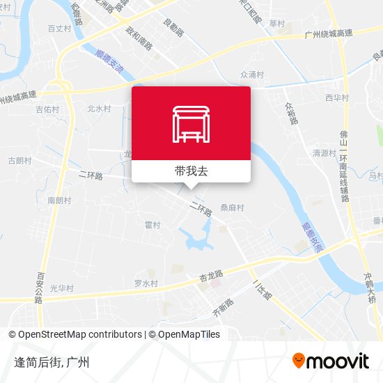 逢简后街地图