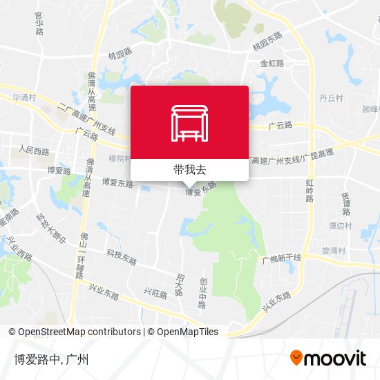 博爱路中地图