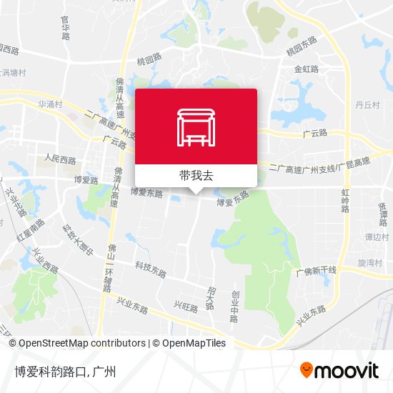 博爱科韵路口地图