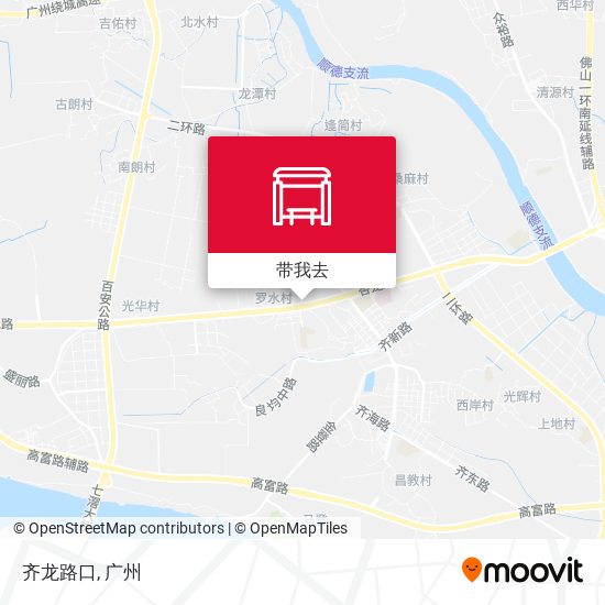 齐龙路口地图