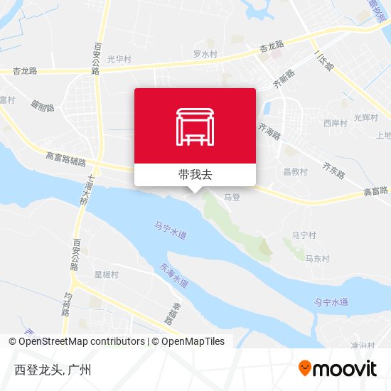 西登龙头地图