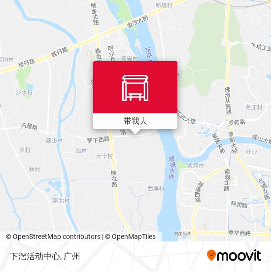 下滘活动中心地图