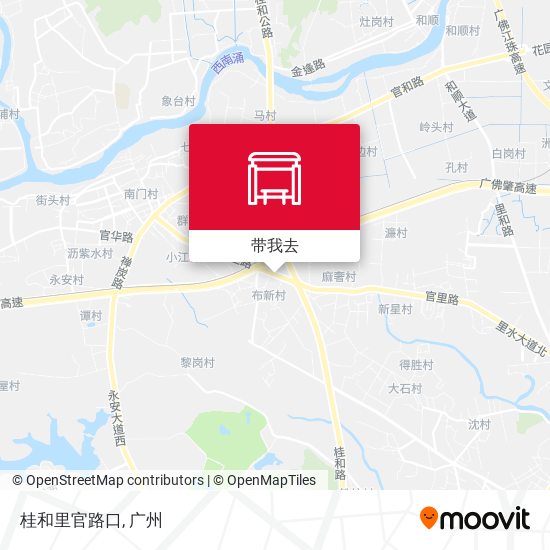 桂和里官路口地图