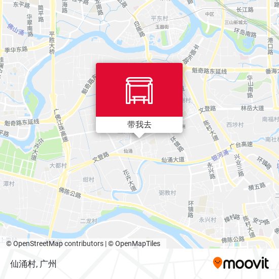 仙涌村地图