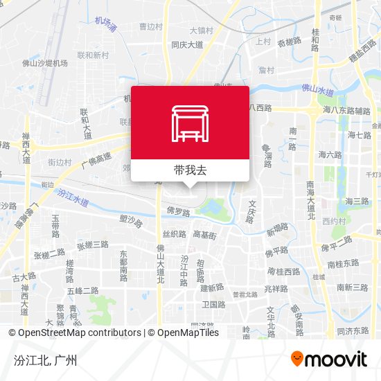 汾江北地图