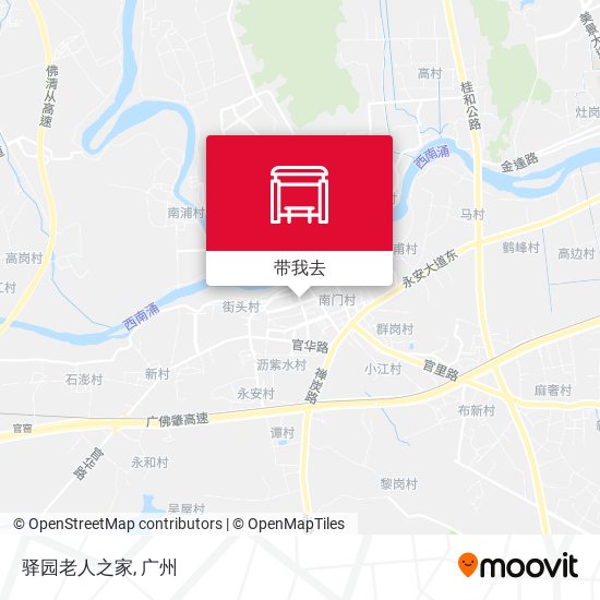 驿园老人之家地图