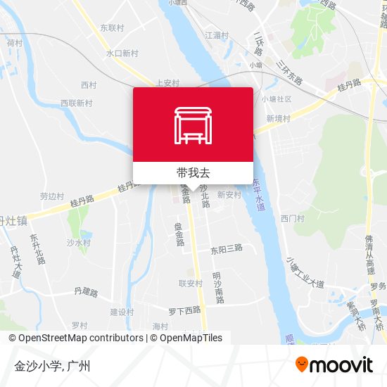 金沙小学地图