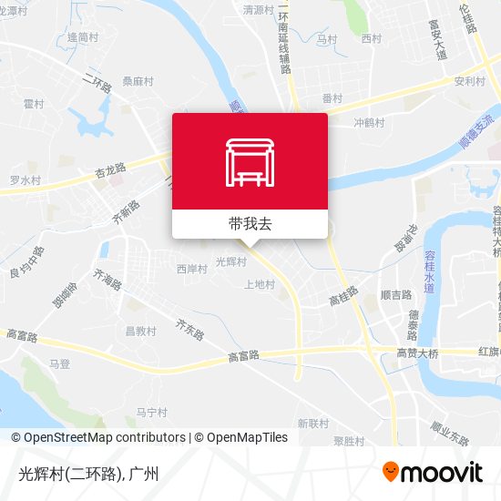 光辉村(二环路)地图