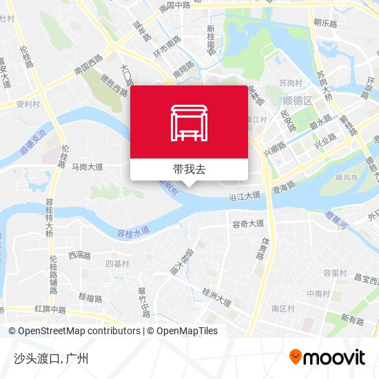 沙头渡口地图