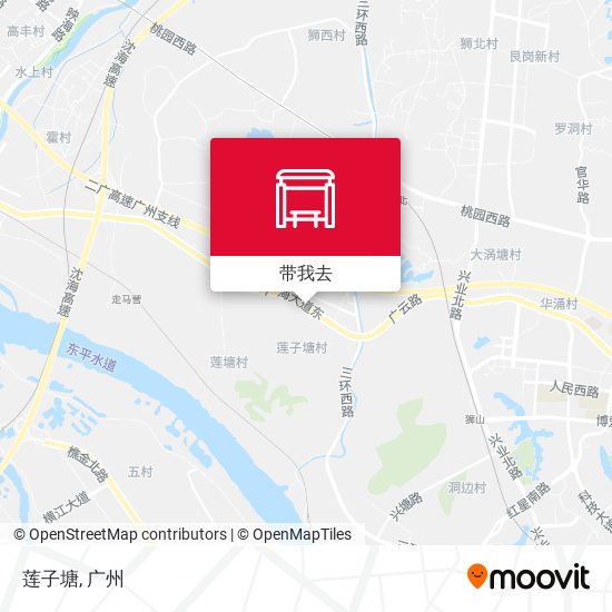 莲子塘地图