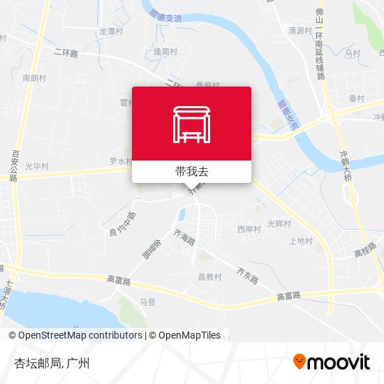 杏坛邮局地图